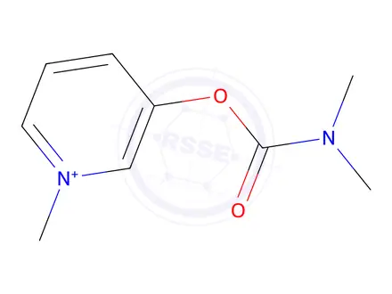 Chemical structure of Pyridostigmine