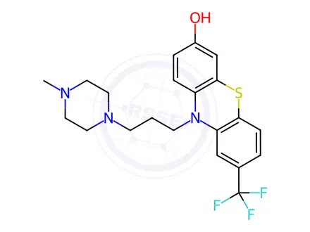 Chemical structure of 7-hydroxytrifluoperazine