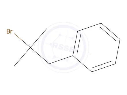 Chemical structure of (2-Bromo-2-methylpropyl)benzene