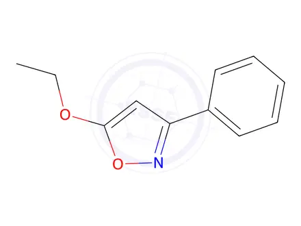 Chemical structure of 5-Ethoxy-3-phenylisoxazole