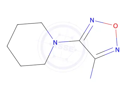 Chemical structure of 4-(Piperidin-1-yl)-1,2,5-oxadiazol-3-amine