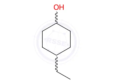 Chemical structure of trans-4-Ethylcyclohexanol