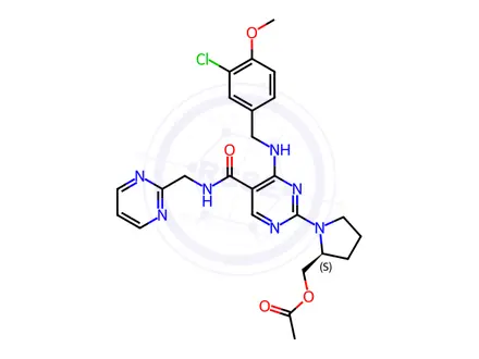 Chemical structure of Avanafil Impurity 253