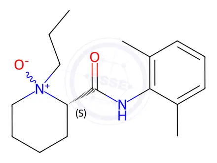 Chemical structure of Ropivacaine N-Oxide (Mixture of Diastereomers)