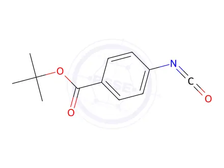 Chemical structure of tert-butyl 4-isocyanatobenzoate