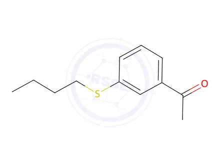 Chemical structure of 1-(3-(Butylthio)phenyl)ethan-1-one