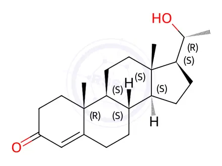 Chemical structure of Progesterone EP Impurity C