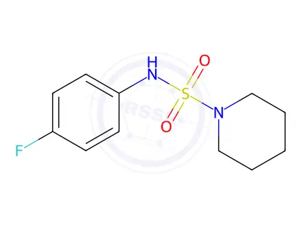 Chemical structure of N-(4-Fluorophenyl)piperidine-1-sulfonamide