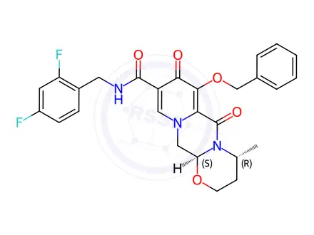 Chemical structure of Dolutegravir Impurity 130
