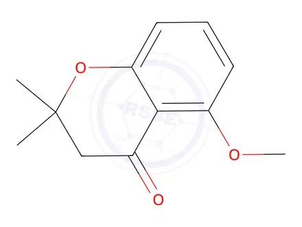 Chemical structure of 5-Methoxy-2,2-dimethylchroman-4-one