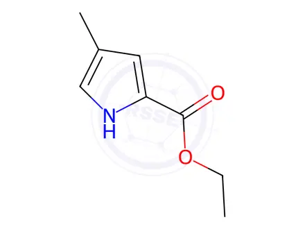Chemical structure of Ethyl 4-Methyl-1H-pyrrole-2-carboxylate