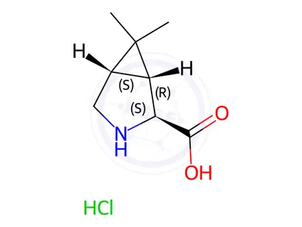 Chemical structure of Nirmatrelvir Impurity 23 HCl