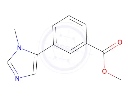Chemical structure of Methyl 3-(1-Methyl-5-iMidazolyl)benzoate