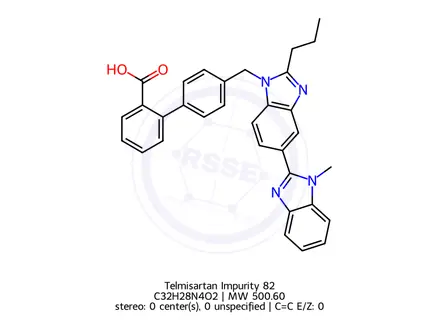 Chemical structure of Telmisartan Impurity 82