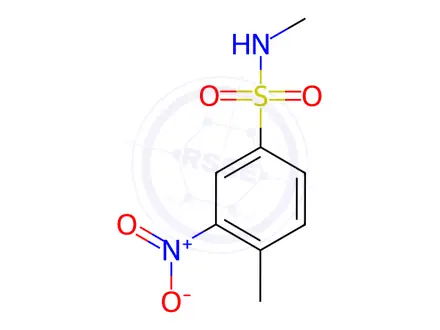 Chemical structure of N,4-Dimethyl-3-nitrobenzenesulfonamide
