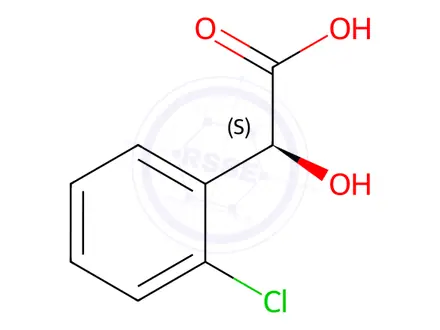Chemical structure of 2-Chloro-L-mandelic Acid
