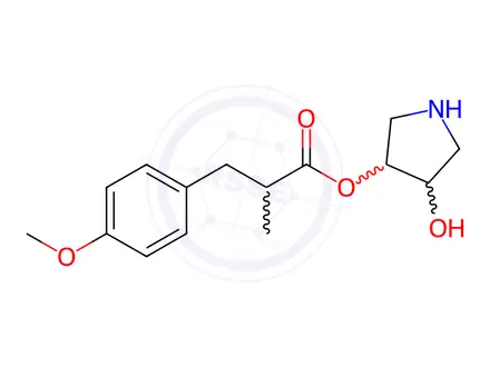 Chemical structure of Anisomycin Impurity 19