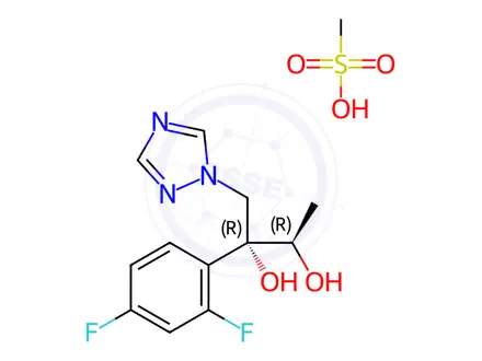 Chemical structure of Efinaconazole Impurity 10(Mesylate)