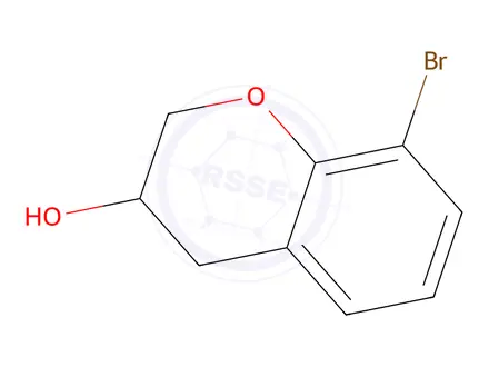 Chemical structure of 8-Bromochroman-3-ol
