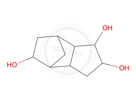 Chemical structure of octahydro-4,7-methano-1H-indene-1,2,5-triol