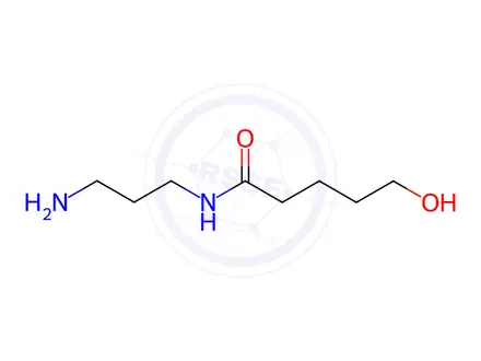 Chemical structure of N-(3-Aminopropyl)-5-hydroxypentanamide