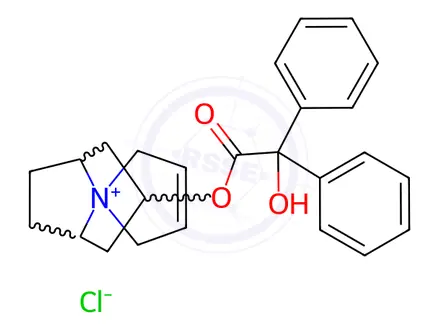 Chemical structure of Dehydrotrospium Chloride