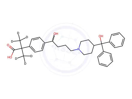 Chemical structure of Fexofenadine D6