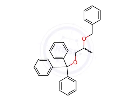 Chemical structure of Benzene, 1,1',1''-[[2-(phenylmethoxy)propoxy]methylidyne]tris-(9CI)