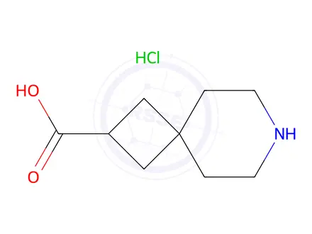 Chemical structure of 7-Azaspiro[3.5]nonane-2-carboxylic acid hydrochloride