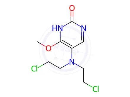 Chemical structure of Uracil Mustard Impurity 18