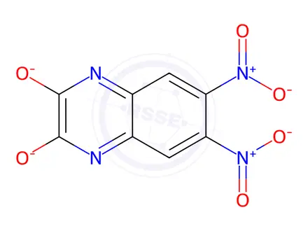 Chemical structure of DNQX Disodium Salt