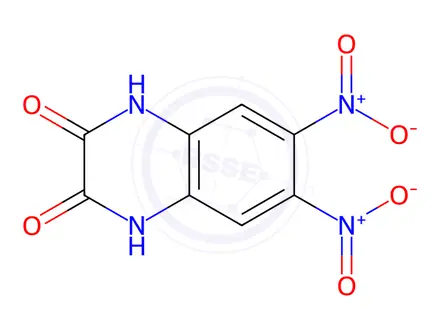 Chemical structure of 6,7-Dinitroquinoxaline-2,3-dione