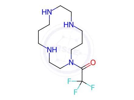 Chemical structure of 1-(Trifluoroacetyl)-1,4,8,11-Tetraazacyclotetradecane