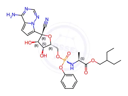 Chemical structure of Remdesivir Impurity 100