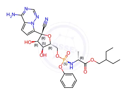 Chemical structure of Remdesivir Impurity 92