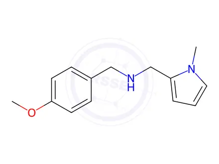 Chemical structure of N-(4-methoxybenzyl)-1-(1-methyl-1H-pyrrol-2-yl)methanamine