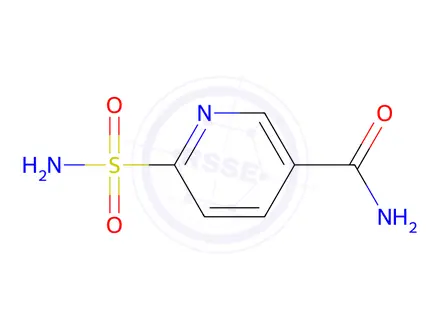 Chemical structure of 6-Sulfamoylnicotinamide