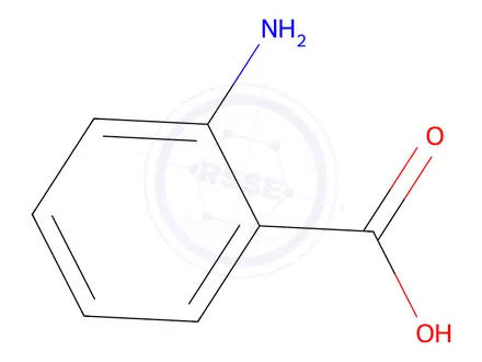 Chemical structure of Anthranilic acid