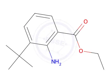 Chemical structure of Ethyl 2-amino-3-(tert-butyl)benzoate