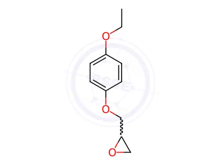 Chemical structure of 2-(4-ethoxyphenoxymethyl)oxirane