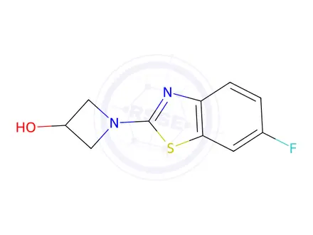 Chemical structure of 1-(6-fluorobenzo[d]thiazol-2-yl)azetidin-3-ol