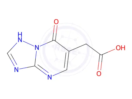 Chemical structure of (7-Hydroxy[1,2,4]triazolo[1,5-a]pyrimidin-6-yl)acetic acid