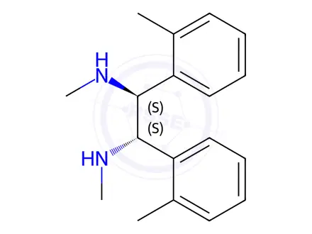 Chemical structure of 1,2-Ethanediamine, N1,N2-dimethyl-1,2-bis(2-methylphenyl)-, (1S,2S)-