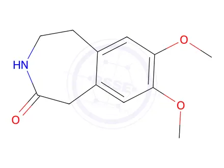 Chemical structure of 7,8-dimethoxy-4,5-dihydro-1H-benzo[d]azepin-2(3H)-one