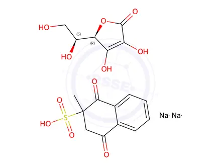 Chemical structure of VITAMIN CK3