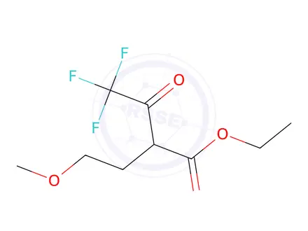 Chemical structure of Ethyl 4,4,4-trifluoro-2-(2-methoxyethyl)-3-oxobutanoate