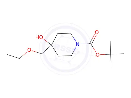 Chemical structure of 1-Boc-4-(ethoxymethyl)piperidin-4-ol
