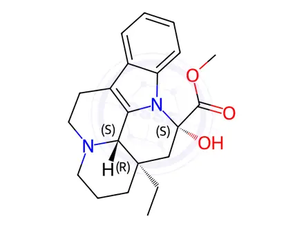 Chemical structure of Vinpocetine Impurity J