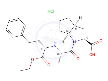 Chemical structure of Ramipril Hydrochloride