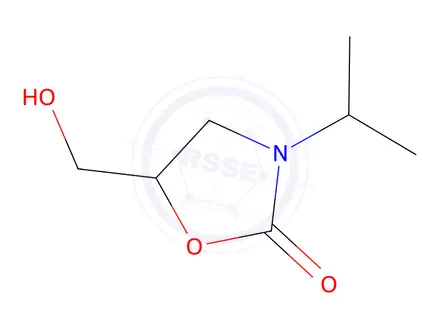 Chemical structure of 5-(Hydroxymethyl)-3-isopropyloxazolidin-2-one